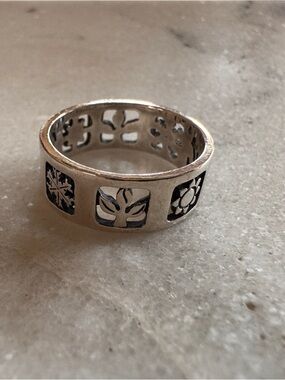 James Avery Sterling Silver Four Seasons Ring RETIRED
